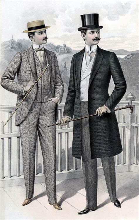 1890 1910 Full Line Of Men S Edwardian Style Clothing Everything A