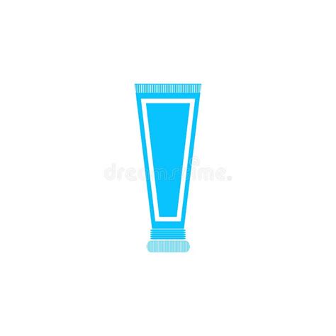 toothpaste tube icon flat stock illustration illustration of clean 185222707
