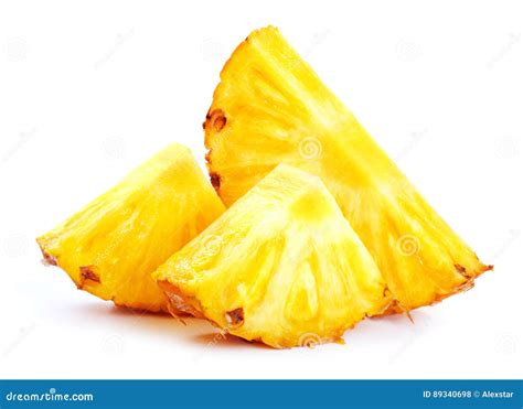 Pineapple Pieces Stock Photo Image Of Sweet Food Dessert 89340698