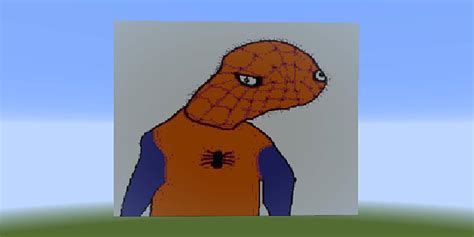 Spider Man Pixel Art In Minecraft Funny Video Blog Post