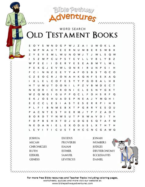 Bible Word Search Old Testament Books Tanakh Free