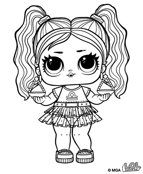 Lol Surprise Doll Unity Coloring Page Free Printable Coloring Pages