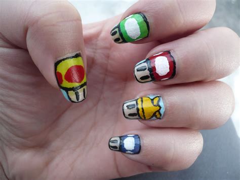 Uñas Personalizadas Uñas Mario Bros