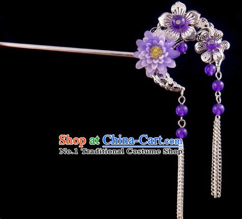Traditional Chinese Handmade Butterfly And Flowr Hairpin