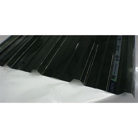 Suntuf Trimdek 18m Solar Grey Polycarbonate Roofing Sheet Bunnings