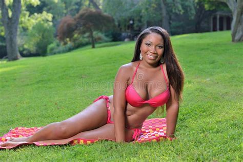 Summer Black Woman In Bikini Stock Photo Image 58404713