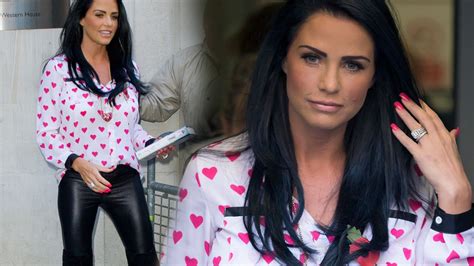 Katie Price Wears Her Heart On Her Sleeve In Patterned Top Star Cuts A Glam Figure At Radio 2