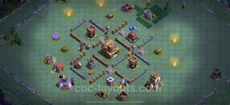 Best Builder Hall Level 4 Base With Link Clash Of Clans Bh4 Copy