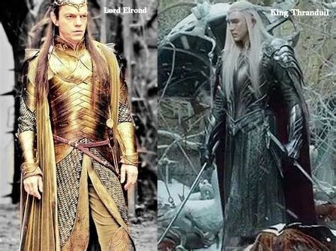 ~ Lord Elrond Of Rivendell And King Thranduil Of The Mirkwood Woodland