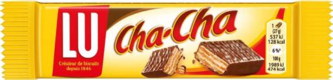 Cha Cha Gaufrettes Caramel And Chocolat Au Lait Pack De 50 Biscuits