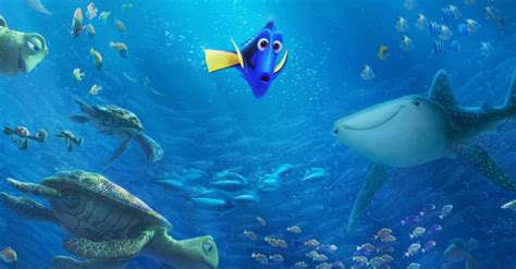 Pixars Finding Dory Surfaces With An Unforgettable Poster