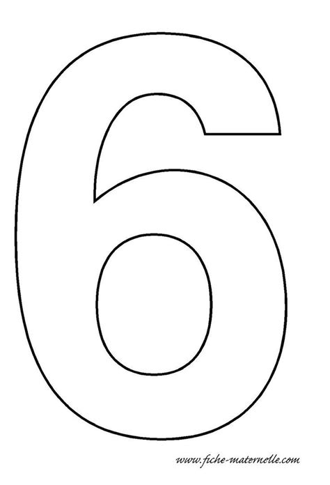Number 6 Template For Cake Doctemplates