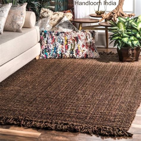 Dark Brown 8 X 10 Area Rug For Living Room For Sale Bohemian Etsy