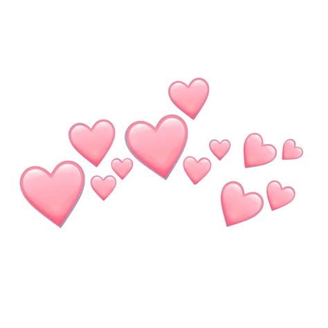 Freetoedit Pink Hearts Heart Pinkemoji Sticker By Snmyart