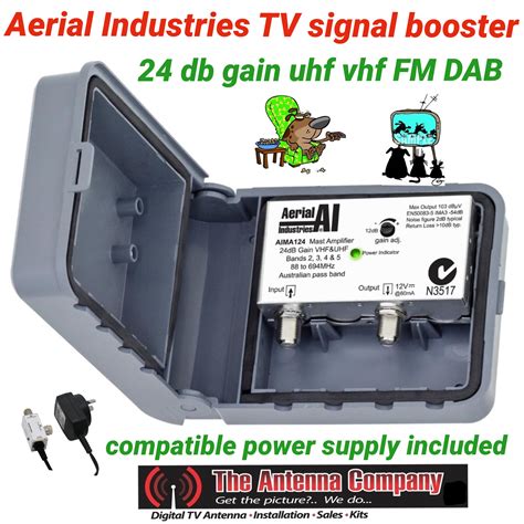 Tv Signal Booster Digital Aima124 The Antenna Company