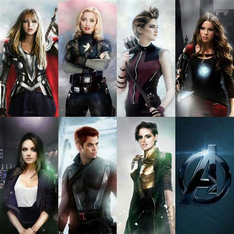 The Avengers Reversed Gender Roles On We Heart It Female Avengers