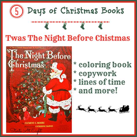 5 Days Of Christmas Books Twas The Night Before Christmas Startsateight