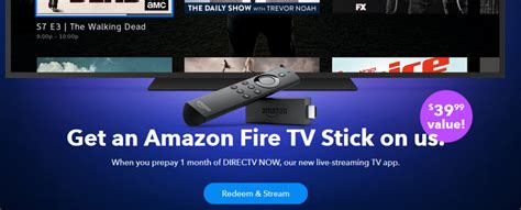 Includes hd dvr monthly service fee. DirectvNow | 1-Month + Amazon Fire TV Stick , $35 :: Southern Savers