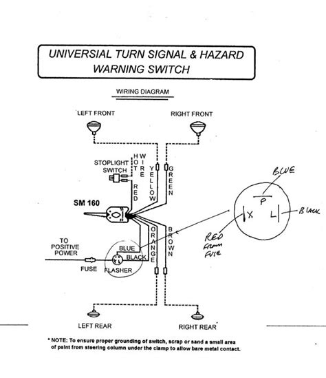 Wiring diagram of turn signal. Factory turn signal wiring - Classic Parts Talk