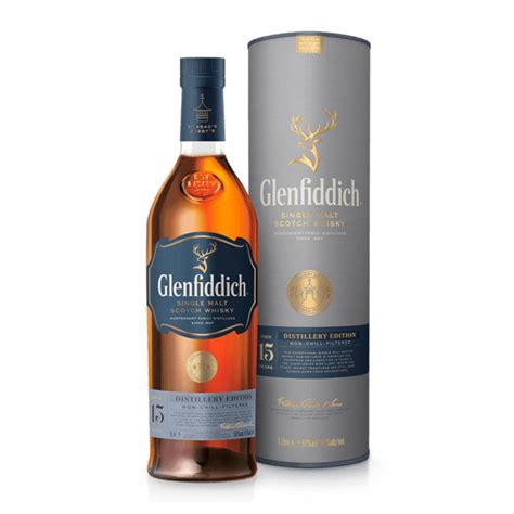 Glenfiddich 18 years old scotch whisky empty bottle + box 700 ml 0.7 l. Buy Glenfiddich Distillery Edition Single Malt ...