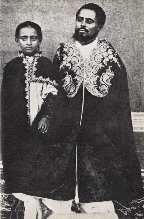 Ras Makonnen And The His Son The Young Future Emperor Selassie I The
