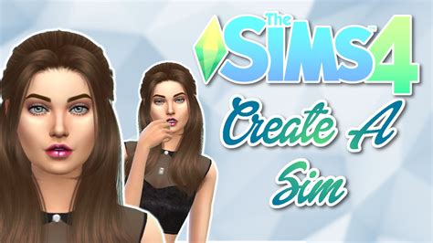 The Sims 4 Create A Sim Sassy Gal Youtube