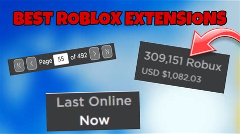 Best Roblox Extensions 2021 Youtube