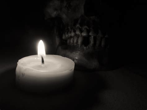 Goth Aesthetic- Candle and Skull | Candle aesthetic, Goth aesthetic, Gothic aesthetic