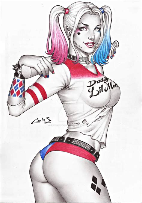 Harley Quinn Sale On E Bay Auction Now By Carlosbragaart80 On