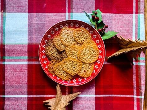 1/2 cup unsalted butter — plus extra 4 tablespoons flour — plus extra 1 cup firmly packed brown sugar 1 tablespoon vanilla. Delicate Gluten-Free Irish Oatmeal Lace Cookies recipe
