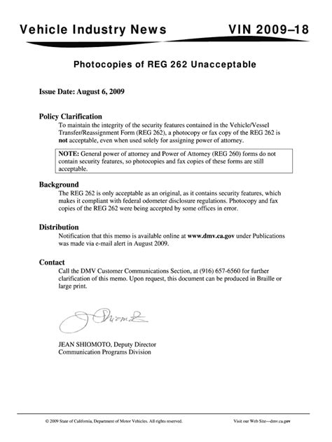 Reg 262 Fill Out Sign Online Dochub Fillable Form 2023