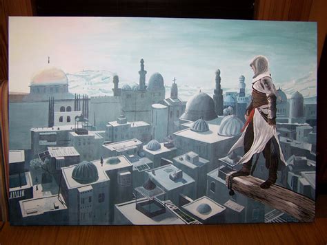 Canvas And Paints Assassins Creed Painting For Sale