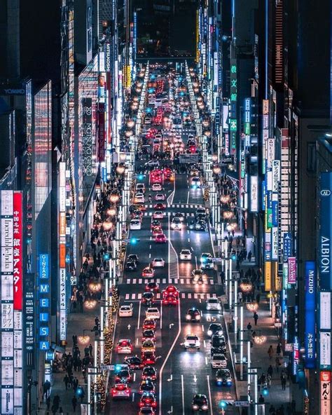 Glimpse Of The Ginza Night Life From A Profound Perspective Tokyo