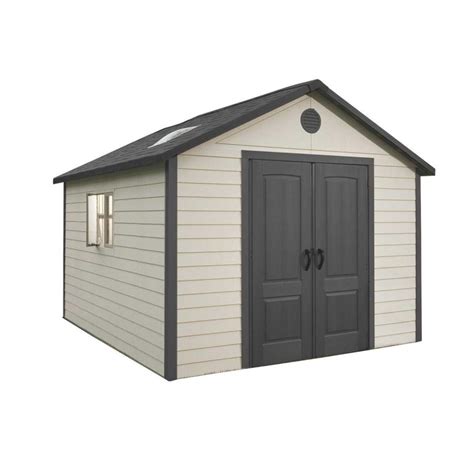 Shop LIFETIME PRODUCTS Gable Storage Shed (Common: 11-ft x ...