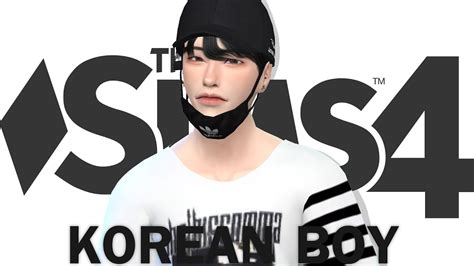 The Sims 4 Cas Korean Boy Youtube