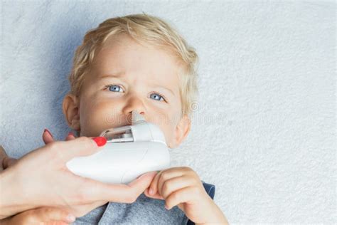Mom Cleaning Baby Boy Nose Stock Image Image Of People 99299717