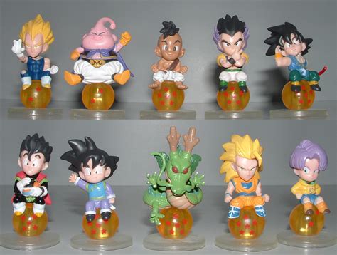 Lote Pack 10 Minifiguras Dragonball Dragon Ball Comprar Otras Figuras De Goma Y Pvc En