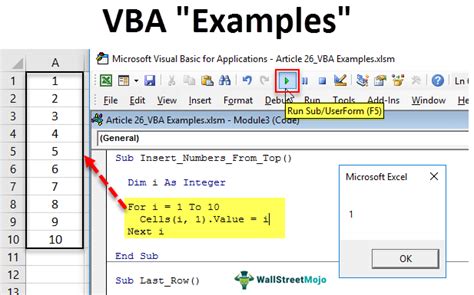 Vba Examples List Of Top 19 Excel Vba Examples For Beginners