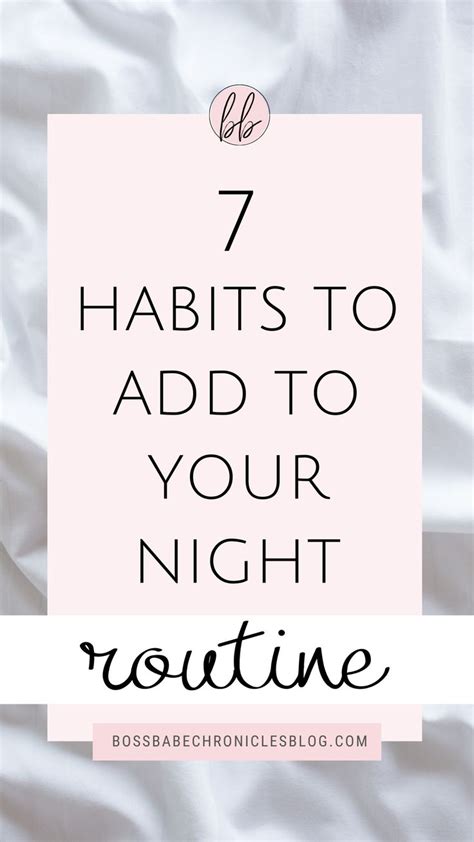 Productive Night Routine Ideas You Need To Try Night Routine Routine