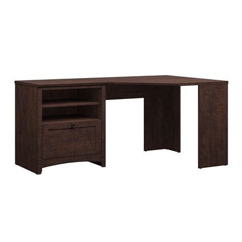 Bush Furniture Buena Vista 60w Corner Desk With Storage In Cherry My13815 03