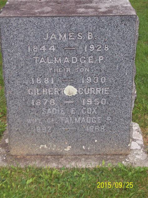 Talmadge P Currie 1881 1930 Find A Grave Memorial