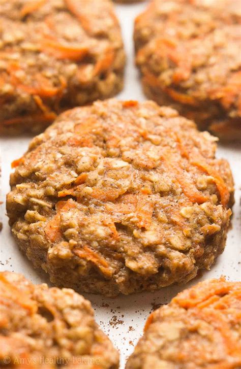 771 reviews 4.7 out of 5 stars. Healthy Carrot Cake Oatmeal Breakfast Cookies | Amy's ...