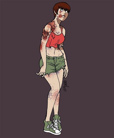 Zombie Girl By Bleyerart Re2 Resident Evil Zombies Apocalypse Art