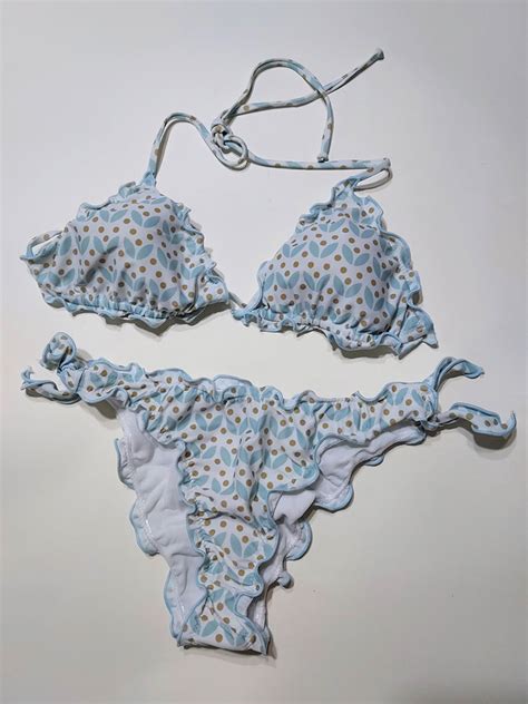 Wikini Woxer Bikini Set Leaves Triangle Tiny Shop A Tiny Concept