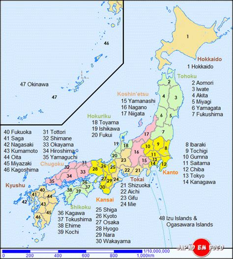 Conheça nessa matéria as informações, curiosidades, fotos, mapas do japão, também o japão é um arquipélago no pacífico, separado da costa leste da ásia (china e coreias). Regiões, Províncias e Capitais Japonesas | Curiosidades do ...