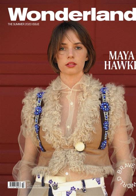 Maya Hawke Wonderland Magazine Summer 2020 Cover • Celebmafia