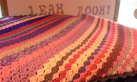 Corner To Corner Queen Size Crochet Blanket