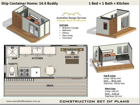 40 Foot Shipping Container Home Plans