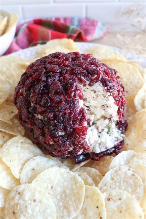 Holiday Cheese Ball Recipe Easy Christmas Appetizer Homemade Heather