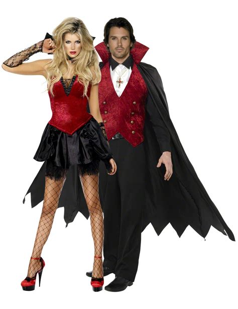Disfarce Casal Vampiro Halloween Disfarces Para Casal Mascarilhas E Fatos De Carnaval Vegaoo